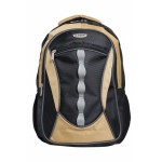 Aqsa ALB60 Stylish Laptop Bag (Khakee and Black)